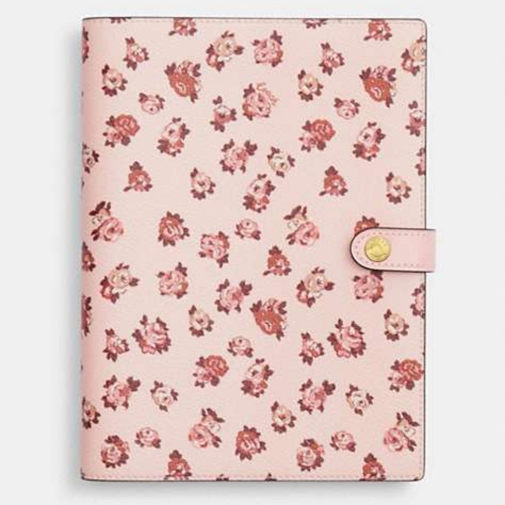 Notebook With Rosette Print